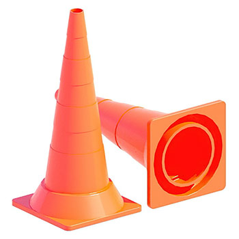 Водоналивной дорожный конус 750 мм без полос